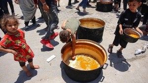 Hungry Or Starvation Gaza Strip